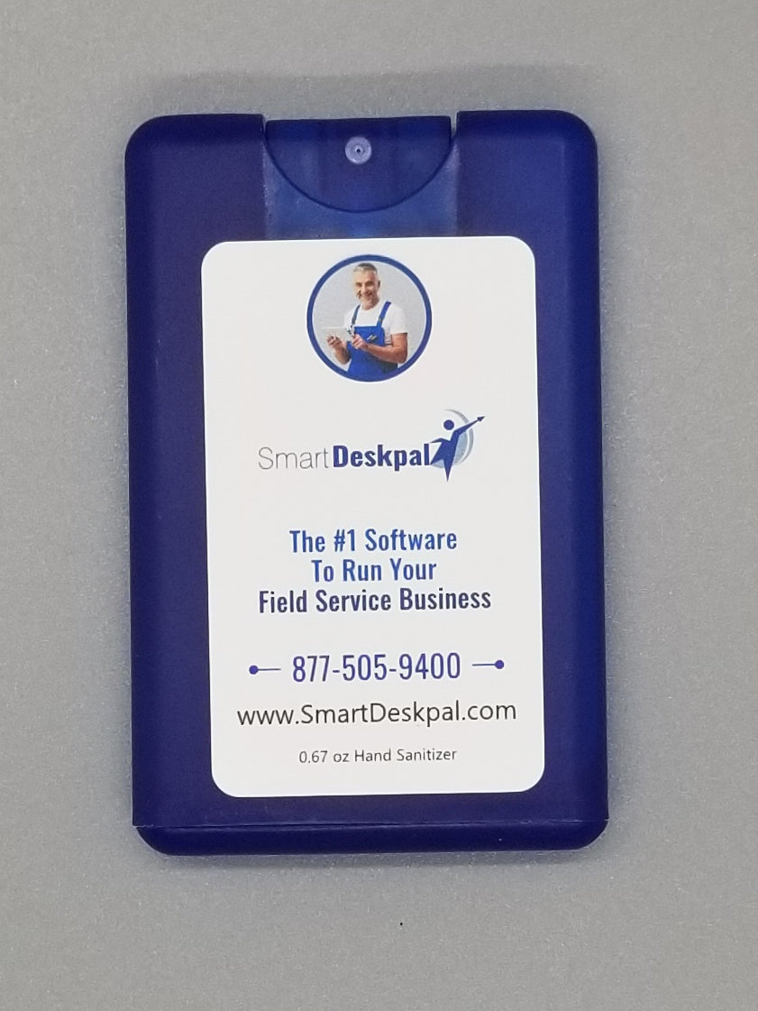 Promotional 20 ML Credit Card Hand Sanitizer Spray - Free Professional Design - Free Proof Within 24 Hours - Secure Shopping