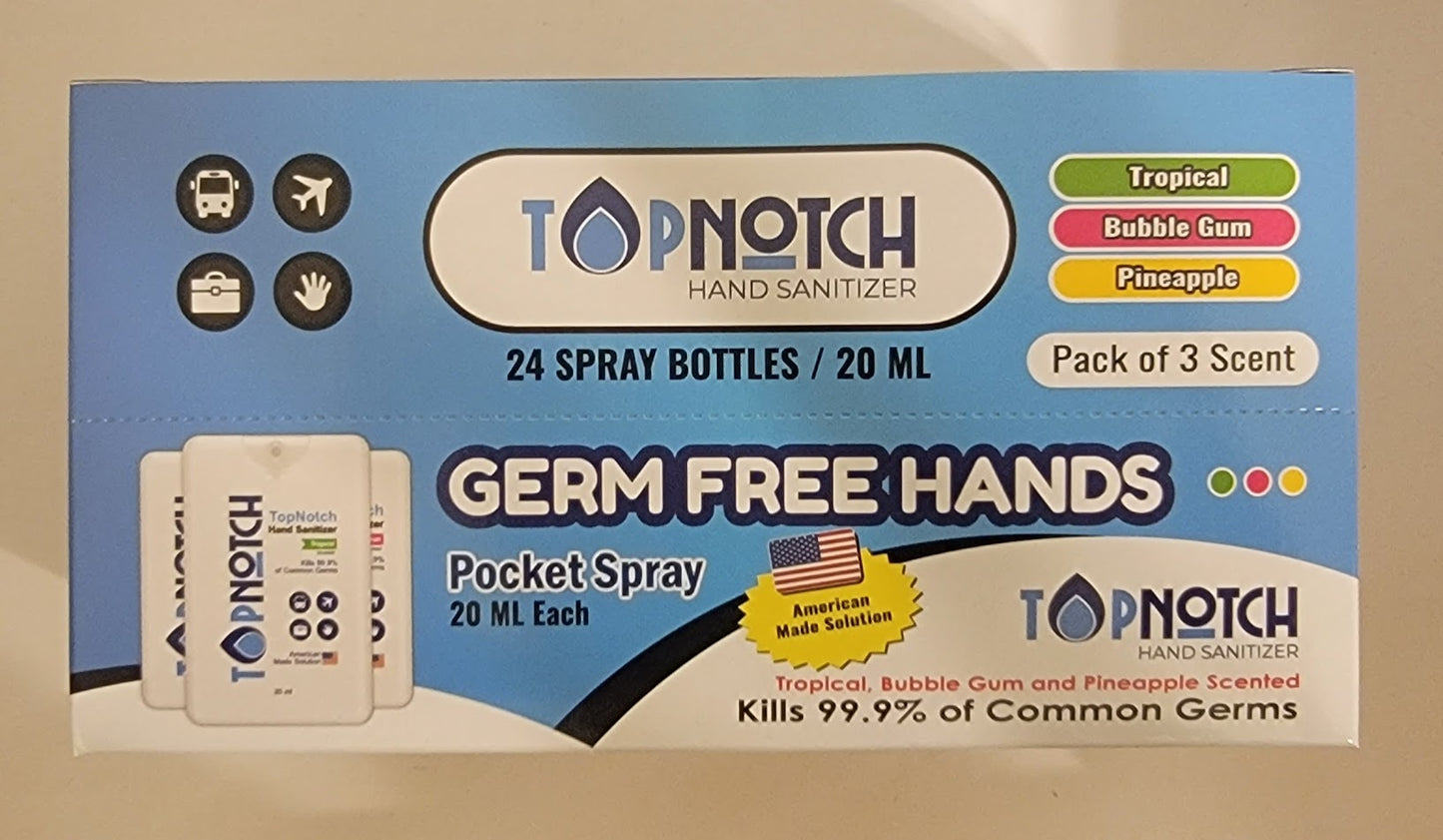 (Variety Pack of 24) 8- Bubblegum 8- Pineapple 8-Tropical Scent