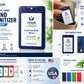 Promotional 20 ML Credit Card Hand Sanitizer Spray - Free Professional Design - Free Proof Within 24 Hours -  Secure Shopping